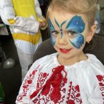 Grime Kindergrime Grimeren blauwe vlinder