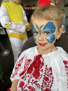 Grime Kindergrime Grimeren blauwe vlinder