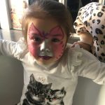 Grime Kindergrime Grimeren meisje poes roze