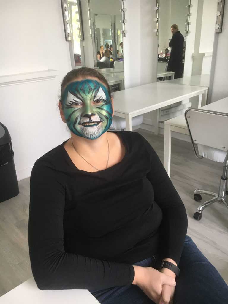 Grime Kindergrime Grimeren tijger meisje