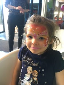 Grime Kindergrime Grimeren bloemen meisje