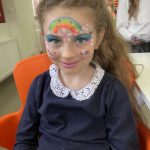 Grime Kindergrime Grimeren regenboog bloemen